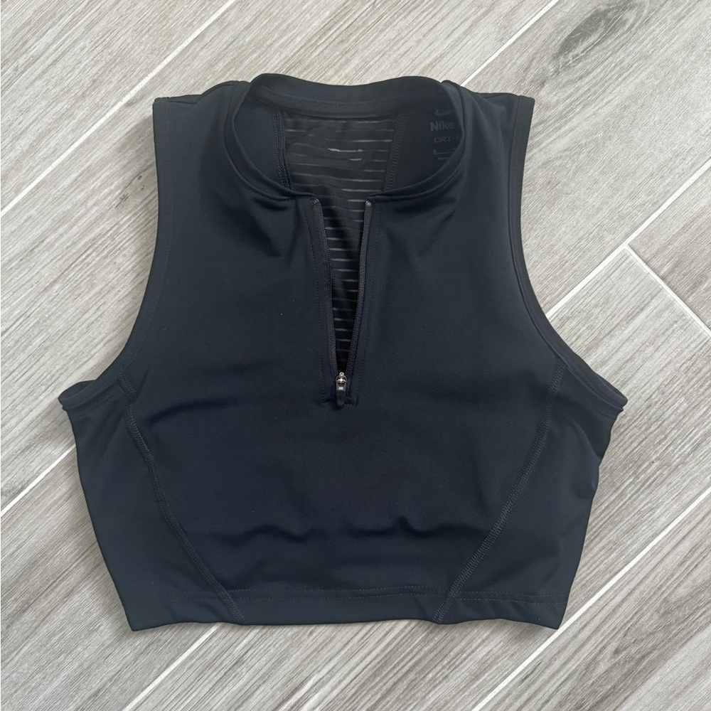 Nike Zip up Crop top